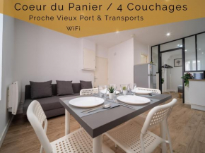 Appartement tout équipé 4 personnes au cœur du Panier